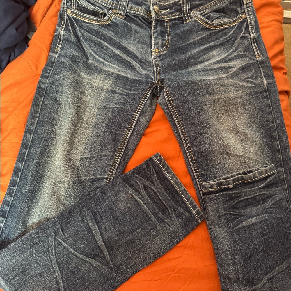 Red Camel Dark Blue Straight Jeans